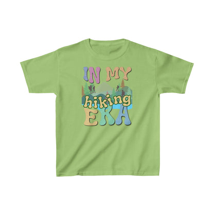 In My Hiking Era T-shirt! This youth tee is a call to young adventurers that live to blaze trails. Kids Heavy Cotton™ Tee