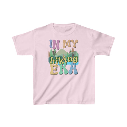 In My Hiking Era T-shirt! This youth tee is a call to young adventurers that live to blaze trails. Kids Heavy Cotton™ Tee