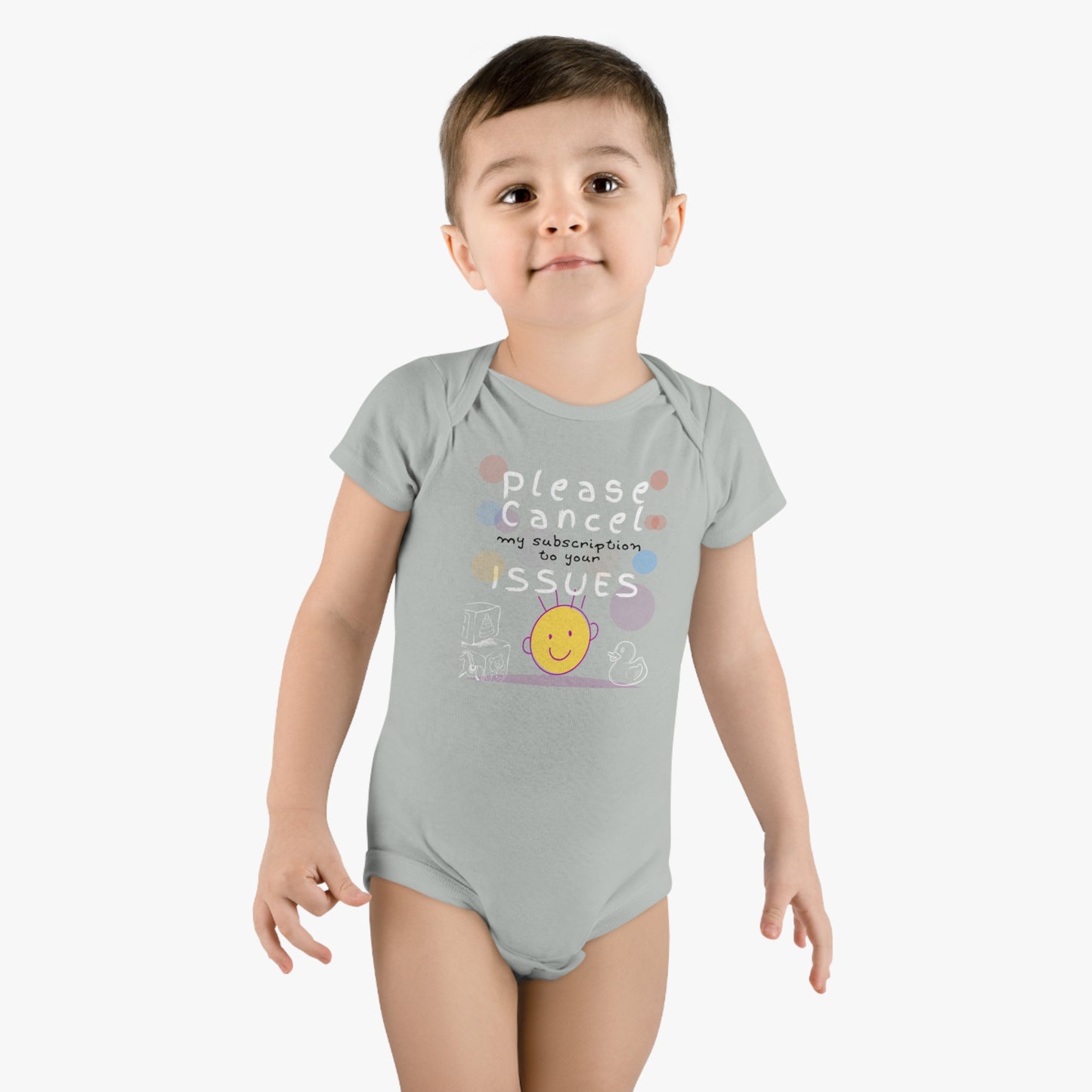 Please Cancel My Subscription to Your Issues: Funny Baby Clothes, Cute Bodysuit, Baby Boy Clothes, Girl Bodysuit, Baby Girl Clothes, Boy Bodysuit, Baby Short Sleeve Onesie®