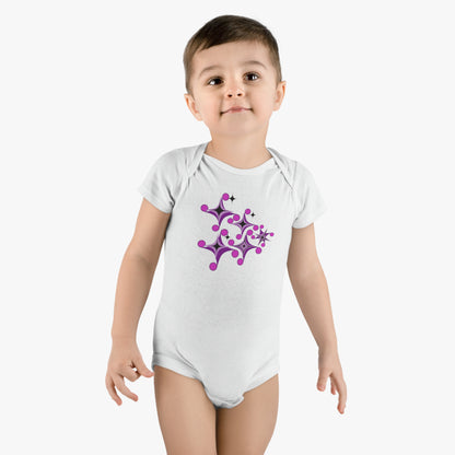 Starry Nights, Bubbly Days: Baby Magic Unleashed! Baby Short Sleeve Onesie®