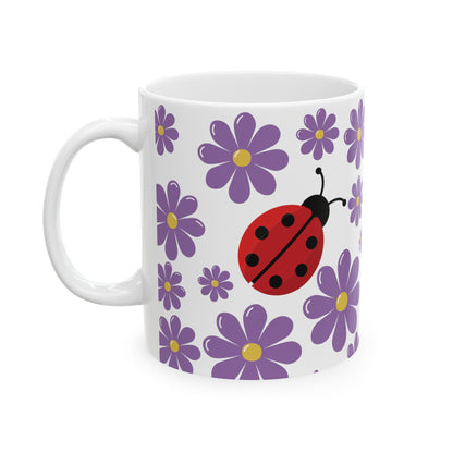 Ladybug Lover Ceramic Mug, 11oz