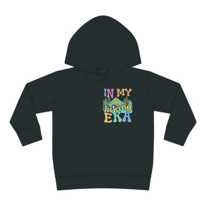 Toddler, In My Hiking Era Pullover Fleece Hoodie, designed for the little trailblazers who are just beginning to explore the world