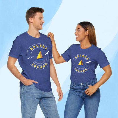 Balboa Island, Newport Beach, Short Sleeve Tee Women, Men