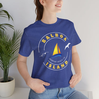 Balboa Island, Newport Beach, Short Sleeve Tee Women, Men