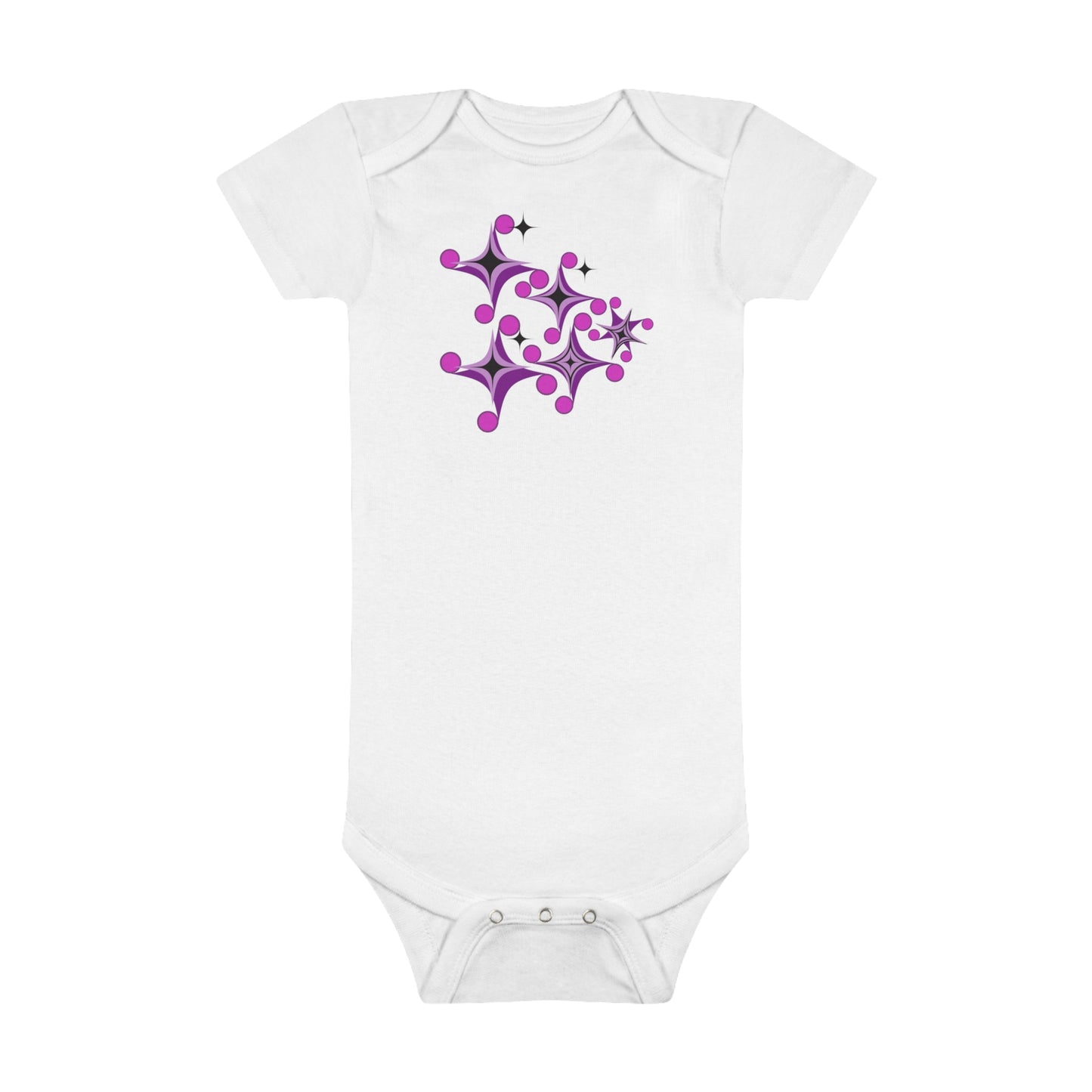 Starry Nights, Bubbly Days: Baby Magic Unleashed! Baby Short Sleeve Onesie®