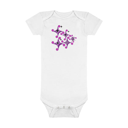 Starry Nights, Bubbly Days: Baby Magic Unleashed! Baby Short Sleeve Onesie®