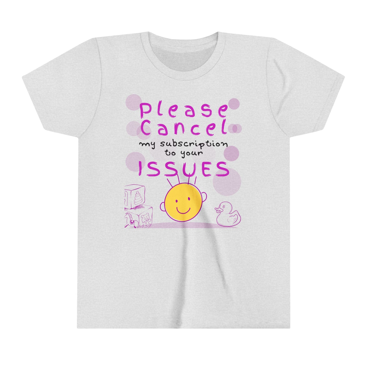 Number 1 Tip for Laughs, Youth T Shirt - Please Cancel My Subscription to Your Issues - Youth Short Sleeve Tee