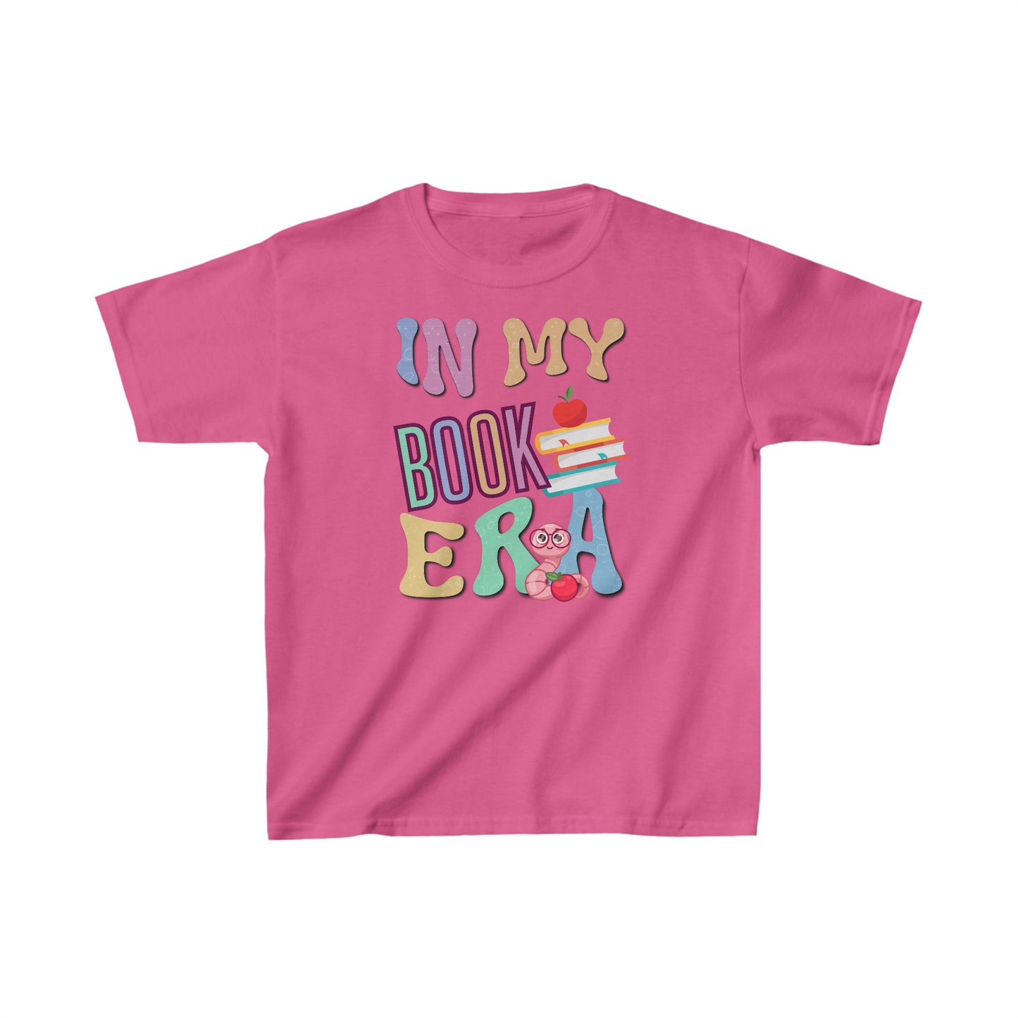 In My Book Era - Youth T-Shirt. 15 color tees to capture any mood and imagination. Kids Heavy Cotton™ Tee