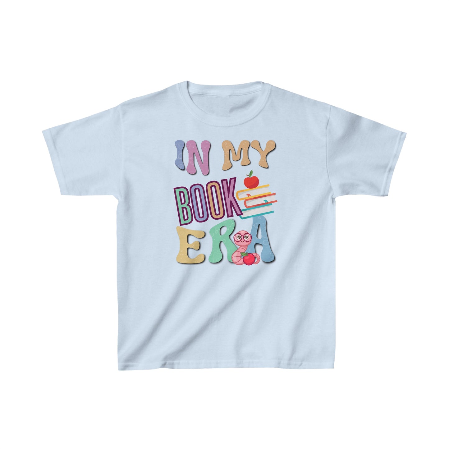 In My Book Era - Youth T-Shirt. 15 color tees to capture any mood and imagination. Kids Heavy Cotton™ Tee