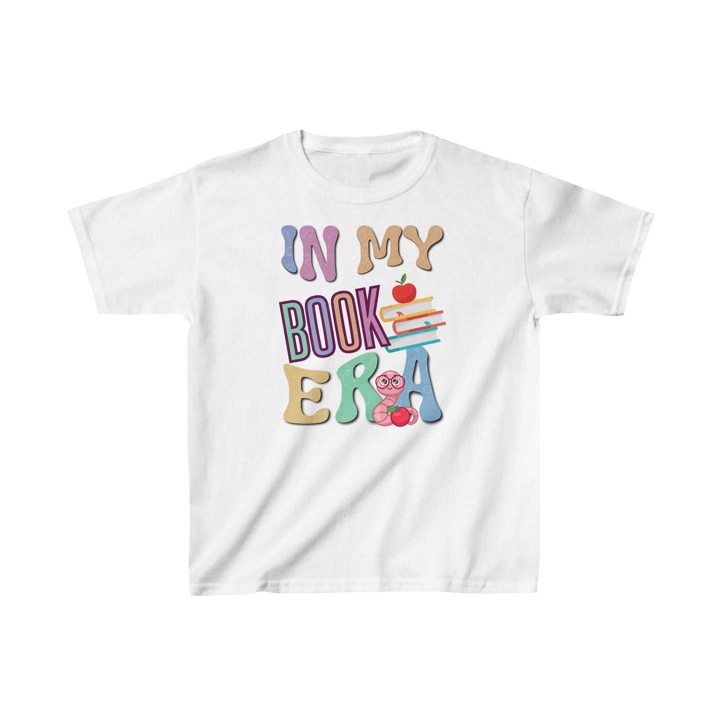 In My Book Era - Youth T-Shirt. 15 color tees to capture any mood and imagination. Kids Heavy Cotton™ Tee