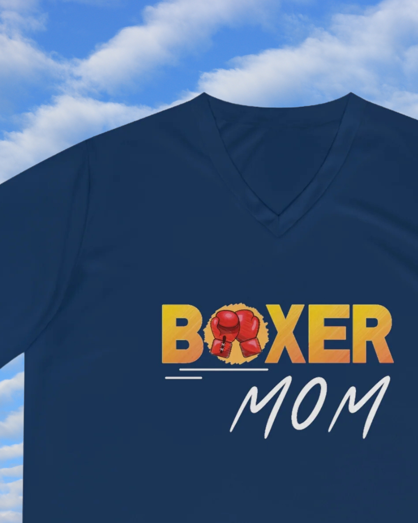 Our Boxer Mom V-Neck T-Shirt - Women’s Performance, is designed for boxer dog champions like you. - Women's Performance V-Neck T-Shirt