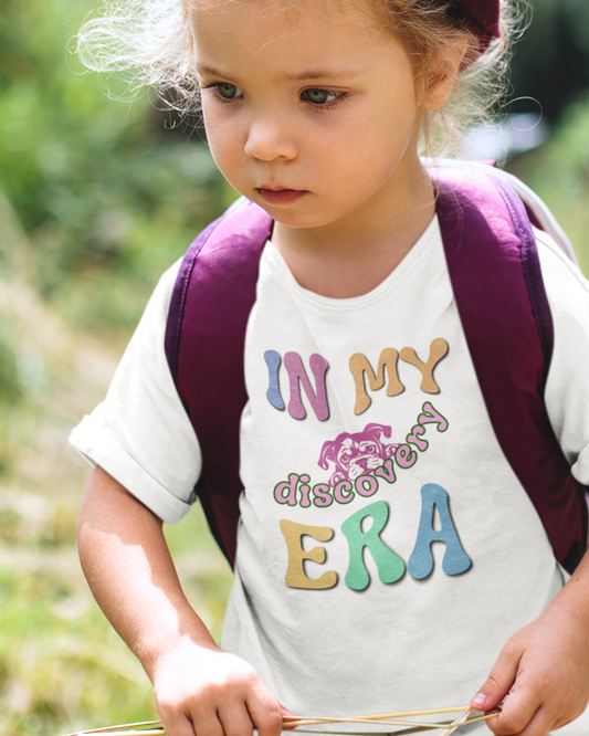 In My Discovery Era - Youth T Shirt. Stay curious with all the things yet to be discovered. Kids Heavy Cotton™ Tee