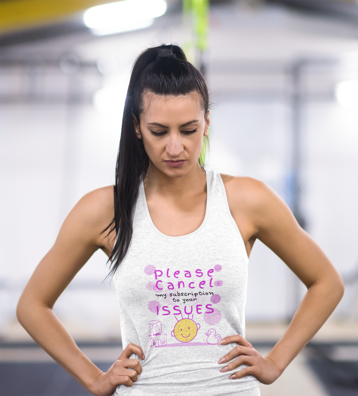 Number 1 Tip for Laughs, Racerback Tank Top - Please Cancel My Subscription to Your Issues. Women's Tank Top